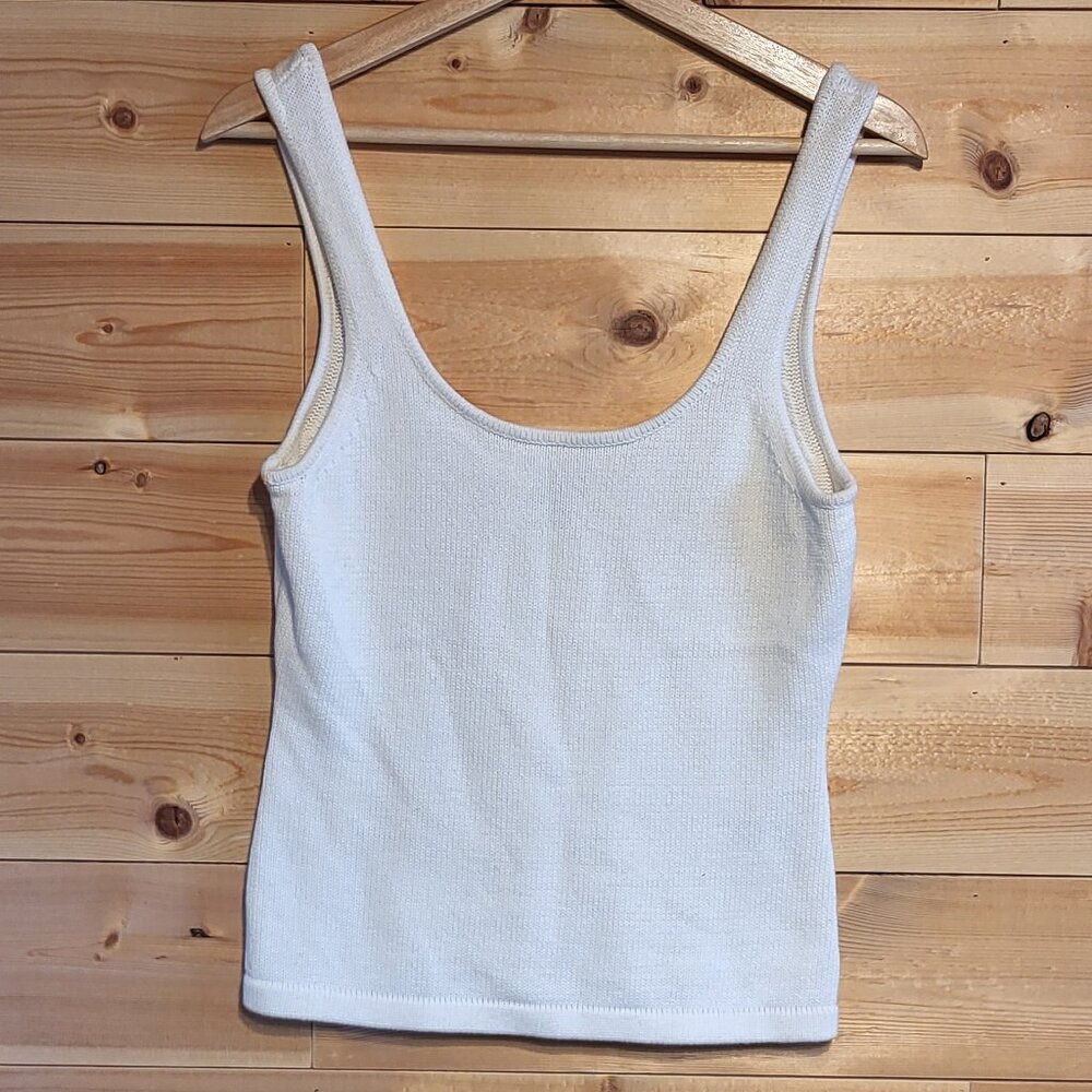 RHYTHM - White Knit Tank